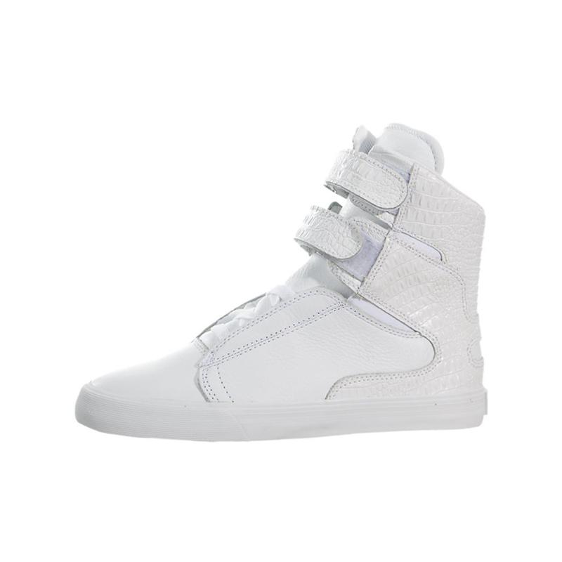 Supra SOCIETY II Sneaker High Damen Weiß Grau Bestellen PCBKI2189